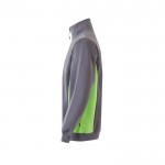 Jersey de felpa laboral bicolor en algodón y poliéster 260 g/m2 tercera vista