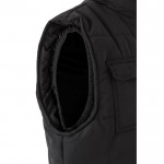 Chaleco multibolsillos acolchado de poliéster de 220 g/m2 color negro quinta vista