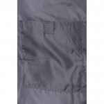 Chaleco multibolsillos acolchado de poliéster de 220 g/m2 color gris sexta vista