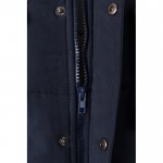 Chaleco multibolsillos acolchado de poliéster de 220 g/m2 color azul marino cuarta vista