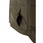 Chaleco multibolsillos acolchado de poliéster de 220 g/m2 color verde militar sexta vista