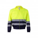 Chaqueta de sarga de trabajo de poliéster y algodón 210 g/m2 color amarillo