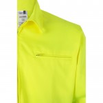 Chaqueta de sarga de trabajo de poliéster y algodón 210 g/m2 cuarta vista