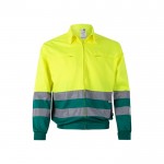 Chaqueta de sarga de trabajo de poliéster y algodón 210 g/m2