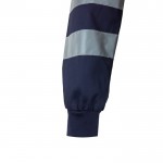 Chaqueta de sarga de trabajo de poliéster y algodón 210 g/m2 color naranja quinta vista