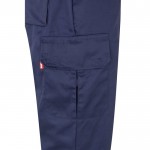 Pantalón de trabajo de algodón y poliéster con reflectantes 210 g/m2 quinta vista