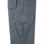 Pantalón de trabajo de algodón y poliéster con reflectantes 210 g/m2 quinta vista