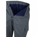 Pantalón de trabajo de algodón y poliéster con reflectantes 210 g/m2 septima vista