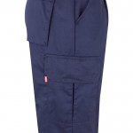 Pantalón de trabajo de algodón y poliéster con reflectantes 210 g/m2 quinta vista