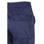 Pantalón de trabajo de algodón y poliéster con reflectantes 210 g/m2 sexta vista