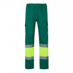Pantalón de trabajo multibolsillos de poliéster y algodón 210 g/m2