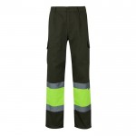 Pantalón de trabajo multibolsillos de poliéster y algodón 210 g/m2