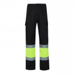 Pantalón laboral unisex en algodón y poliéster 210 g/m2 color negro