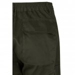 Pantalón laboral unisex en algodón y poliéster 210 g/m2 color verde militar sexta vista