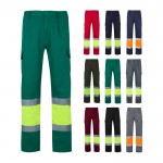 Pantalón laboral unisex en algodón y poliéster 210 g/m2 varios colores