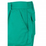 Pantalón laboral de sarga en algodón y poliéster 200 g/m2 color verde sexta vista