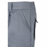 Pantalón laboral de sarga en algodón y poliéster 200 g/m2 color gris sexta vista