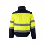 Chaqueta laboral de tallaje grande de poliéster 180 g/m2 color amarillo segunda vista