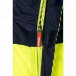 Chaqueta laboral de tallaje grande de poliéster 180 g/m2 color amarillo quinta vista