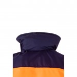 Chaqueta laboral de tallaje grande de poliéster 180 g/m2 color naranja novena vista