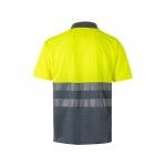 Polo de trabajo de manga corta extra grande 160 g/m2 color amarillo segunda vista