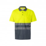 Polo de trabajo de manga corta extra grande 160 g/m2 color amarillo
