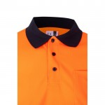 Polo de trabajo de manga corta extra grande 160 g/m2 quinta vista