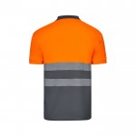 Polo de trabajo de manga corta extra grande 160 g/m2 color naranja segunda vista