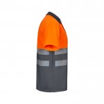 Polo de trabajo de manga corta extra grande 160 g/m2 color naranja cuarta vista
