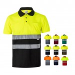 Polo de trabajo de manga corta extra grande 160 g/m2 varios colores