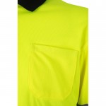Polo de trabajo con manga larga de alta visibilidad 160 g/m2 septima vista