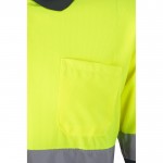 Polo de trabajo con manga larga de alta visibilidad 160 g/m2 septima vista