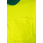Polo de trabajo con manga larga de alta visibilidad 160 g/m2 septima vista