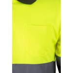 Polo de trabajo con manga larga de alta visibilidad 160 g/m2 septima vista