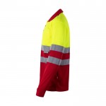 Polo de trabajo de manga larga extra grande en poliéster 160 g/m2 tercera vista