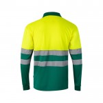 Polo de trabajo de manga larga extra grande en poliéster 160 g/m2 segunda vista