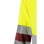 Polo de trabajo de manga larga extra grande en poliéster 160 g/m2 sexta vista