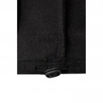 Chaqueta polar de trabajo unisex con reflectantes 280 g/m2 color negro quinta vista