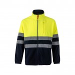 Chaqueta polar de trabajo unisex con reflectantes 280 g/m2