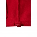 Chaqueta polar de trabajo unisex con reflectantes 280 g/m2 color rojo quinta vista