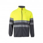 Chaqueta polar de trabajo unisex con reflectantes 280 g/m2
