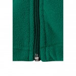 Chaqueta polar de trabajo unisex con reflectantes 280 g/m2 color verde quinta vista