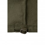 Chaqueta polar de trabajo unisex con reflectantes 280 g/m2 color verde militar quinta vista