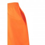 Traje de lluvia de poliéster para trabajar con reflectantes 130 g/m2 color naranja fluorescente octava vista