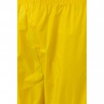 Traje de lluvia laboral de dos piezas de poliéser revestido 225 g/m2 color amarillo octava vista