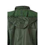 Traje de lluvia laboral de dos piezas de poliéser revestido 225 g/m2 color verde quinta vista