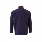 Chaqueta polar para trabajar de poliéster con bolsillos 220 g/m2 color naranja segunda vista
