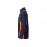 Chaqueta polar para trabajar de poliéster con bolsillos 220 g/m2 color naranja tercera vista