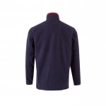 Chaqueta polar para trabajar de poliéster con bolsillos 220 g/m2 color rojo segunda vista