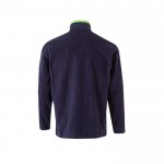 Chaqueta polar para trabajar de poliéster con bolsillos 220 g/m2 color verde segunda vista